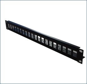 19" panel for 20xRJ45